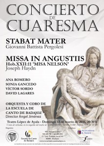 Orquesta y coro de la Escuela de Canto de Badajoz