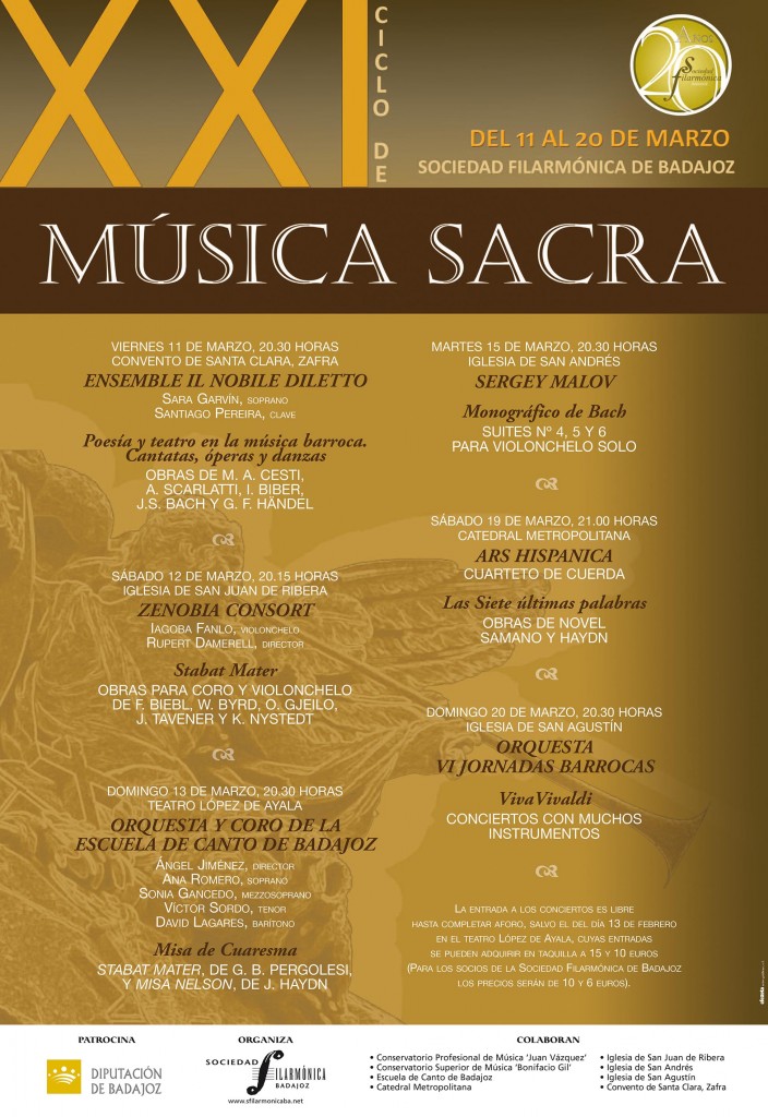 XXI Ciclo de Música Sacra de Badajoz 